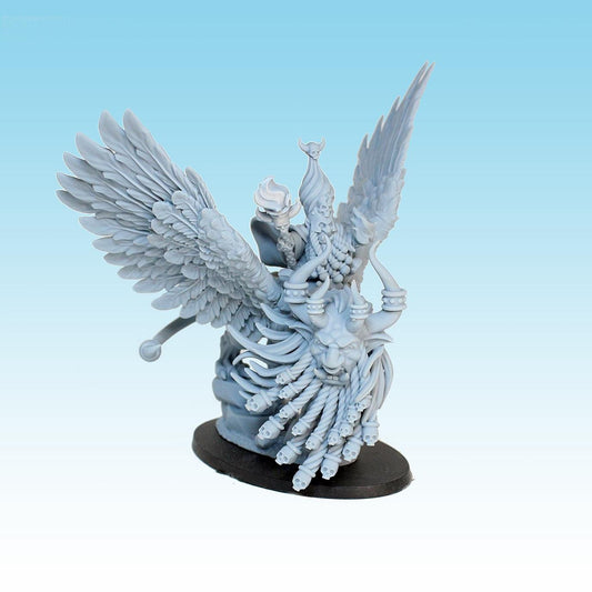 Lammasu Dark Dwarf, Fantasy Skirmish Miniatures by MoM Miniatures, perfect for Fantasy Wargames and RPGs