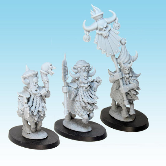 Infernal Dwarf Centaurs, Fantasy Skirmish Miniatures by MoM Miniatures, perfect for Fantasy Wargames and RPGs