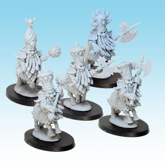 Infernal Dwarf Centaurs, Fantasy Skirmish Miniatures by MoM Miniatures, perfect for Fantasy Wargames and RPGs