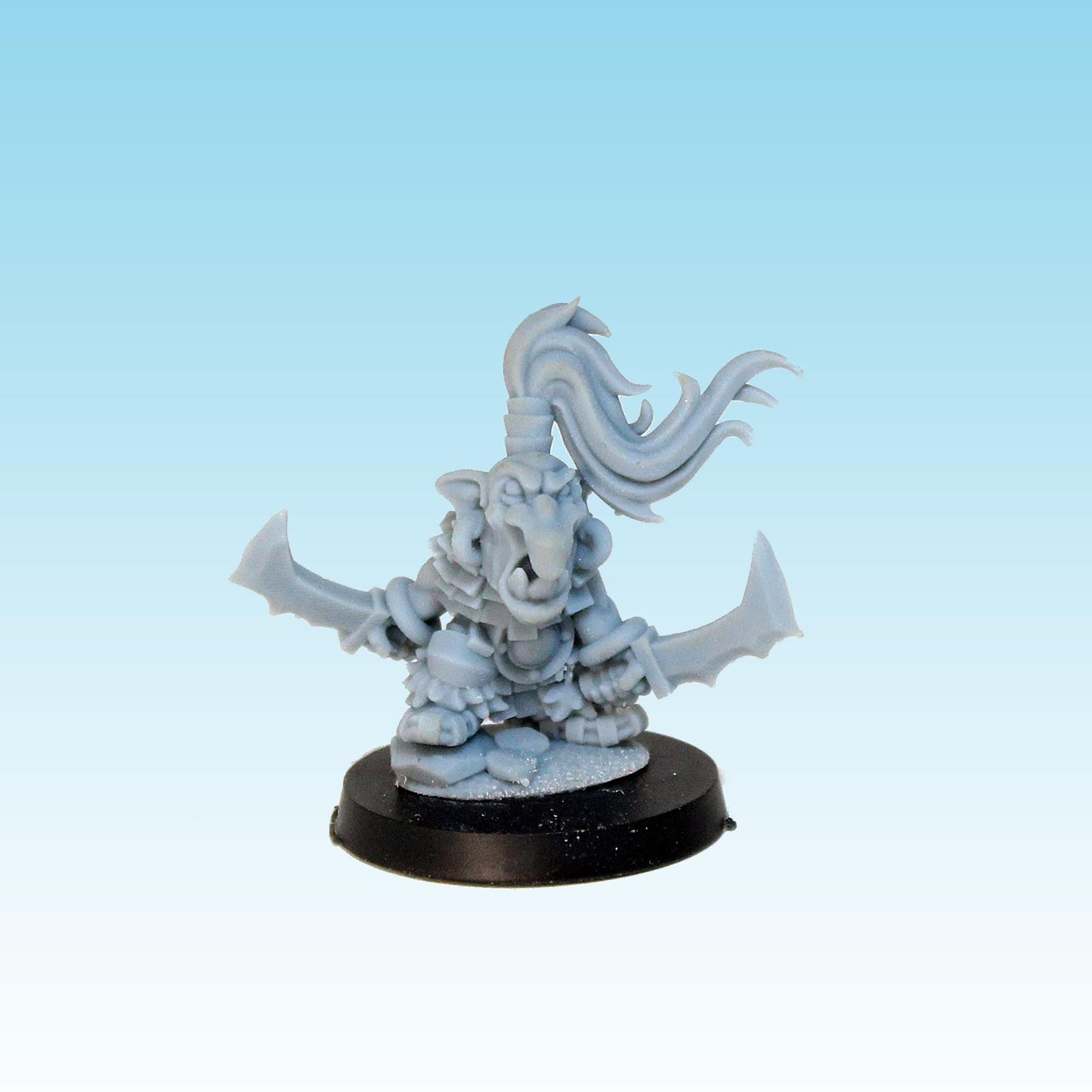 Goblin Chief, Fantasy Skirmish Miniatures by MoM Miniatures, perfect for Fantasy Wargames and RPGs