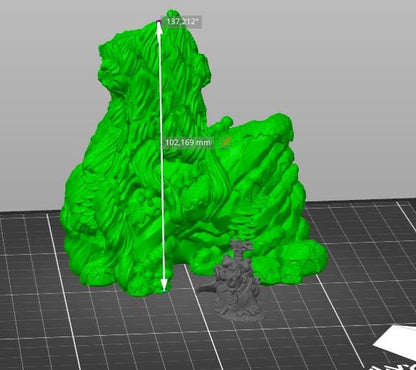 Shaman's cave, Fantasy Skirmish Miniatures by MoM Miniatures, perfect for Fantasy Wargames and RPGs