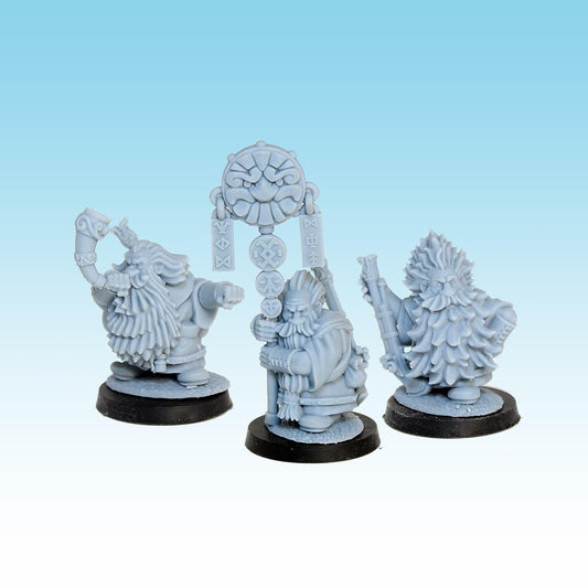 Dwarves with Arquebuses, Fantasy Skirmish Miniatures by MoM Miniatures, perfect for Fantasy Wargames and RPGs