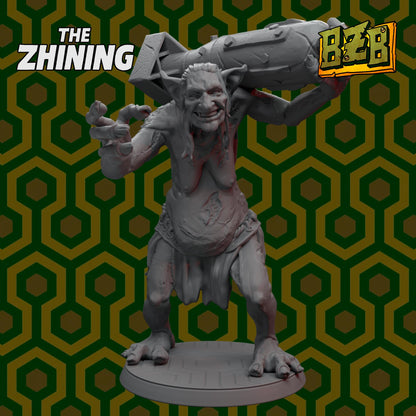 Troll Room 237, The Zhining, Movie-inspired Orkish Menace Sculpted by Big Zkreen Boyz, Grimdark Compatible, Scaled for Sci-Fi Wargames