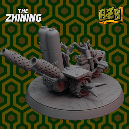 Trio Overlook, The Zhining, Movie-inspired Orkish Menace Sculpted by Big Zkreen Boyz, Grimdark Compatible, Scaled for Sci-Fi Wargames