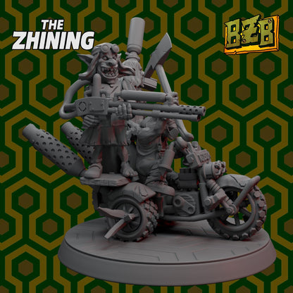 Trio Overlook, The Zhining, Movie-inspired Orkish Menace Sculpted by Big Zkreen Boyz, Grimdark Compatible, Scaled for Sci-Fi Wargames