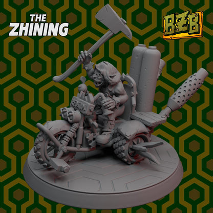 Trio Overlook, The Zhining, Movie-inspired Orkish Menace Sculpted by Big Zkreen Boyz, Grimdark Compatible, Scaled for Sci-Fi Wargames