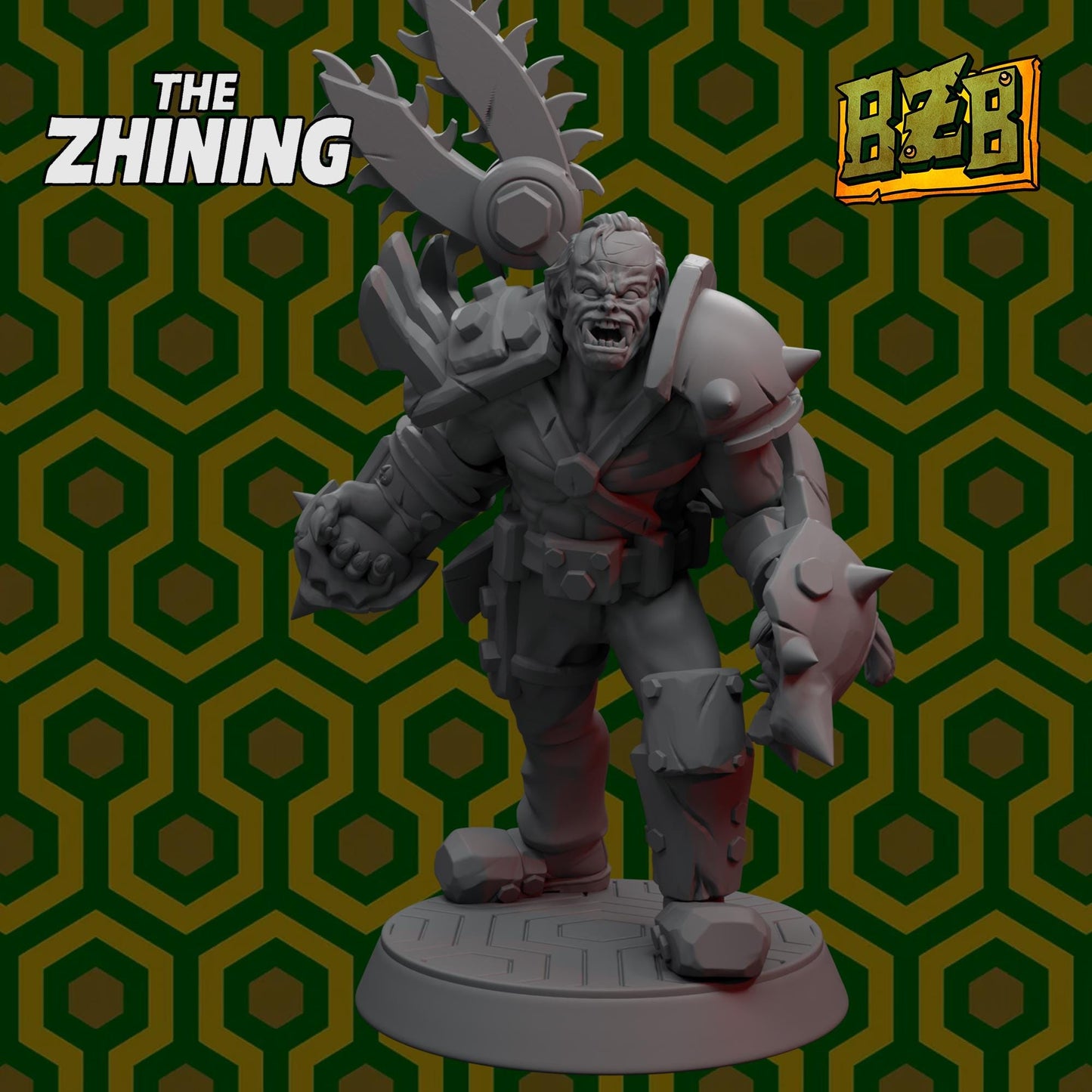 Ork Torrance Armored, The Zhining, Movie-inspired Orkish Menace Sculpted by Big Zkreen Boyz, Grimdark Compatible, Scaled for Sci-Fi Wargames