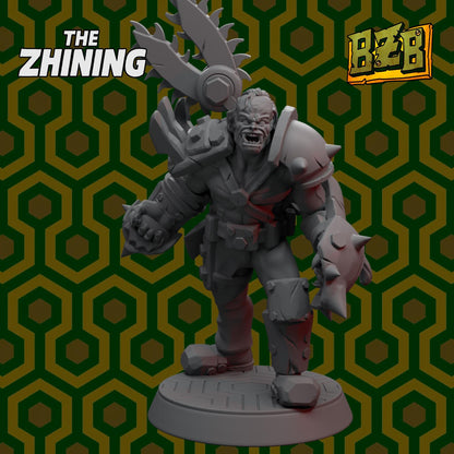 Ork Torrance Armored, The Zhining, Movie-inspired Orkish Menace Sculpted by Big Zkreen Boyz, Grimdark Compatible, Scaled for Sci-Fi Wargames