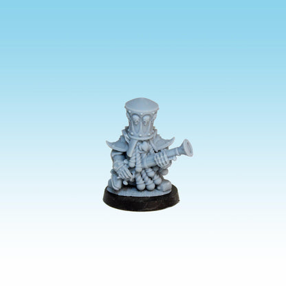 Infernal Dwarf Arquebusiers, Fantasy Skirmish Miniatures by MoM Miniatures, perfect for Fantasy Wargames and RPGs