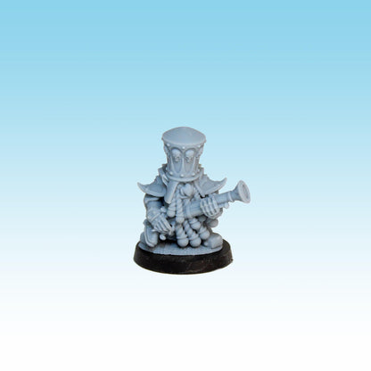 Infernal Dwarf Arquebusiers, Fantasy Skirmish Miniatures by MoM Miniatures, perfect for Fantasy Wargames and RPGs