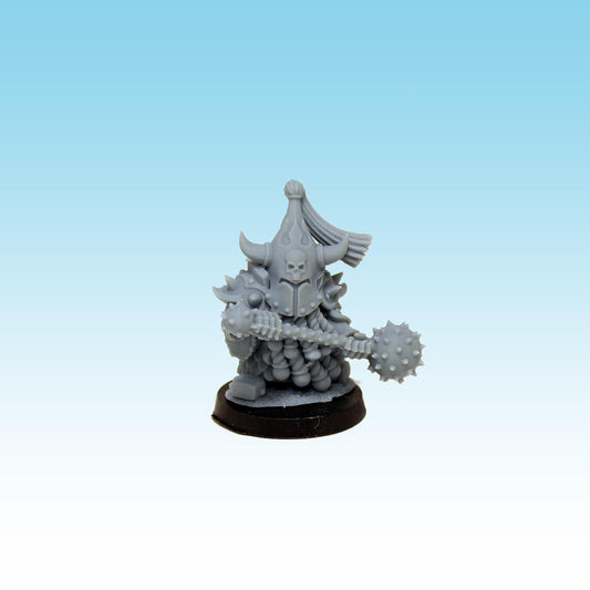 Infernal Dwarf Guards with Mace, Fantasy Skirmish Miniatures by MoM Miniatures, perfect for Fantasy Wargames and RPGs