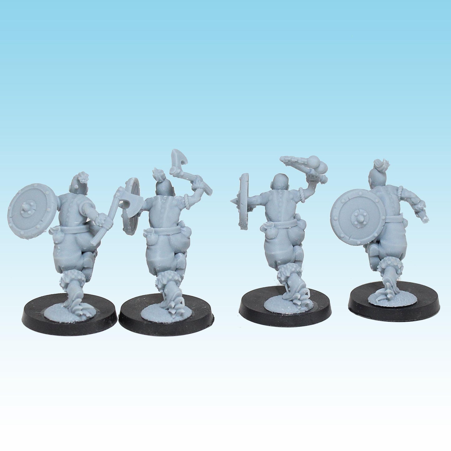 Barbarian Levies, Fantasy Skirmish Miniatures by MoM Miniatures, perfect for Fantasy Wargames and RPGs