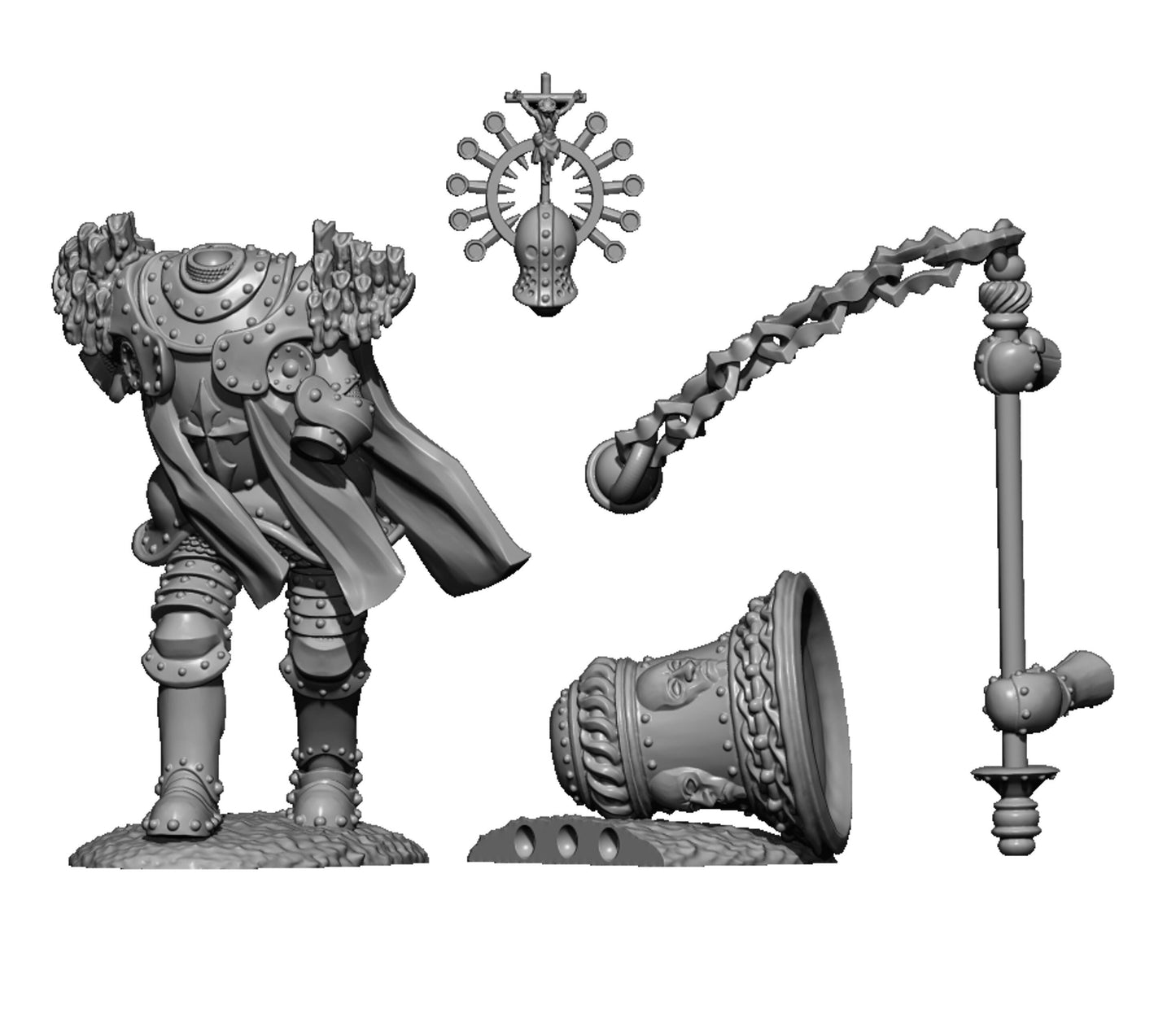 Giant of the Cross, Fantasy Skirmish Miniatures by MoM Miniatures, perfect for Fantasy Wargames and RPGs