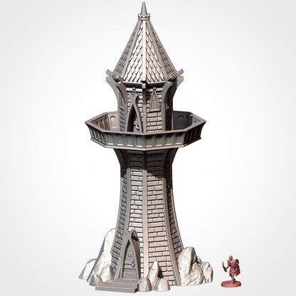 ELVEN CONSTRUCTIONS terrain by Txarli Factory Fantasy Terrain Ruined Statues Set, Perfect for Tabletop Wargames