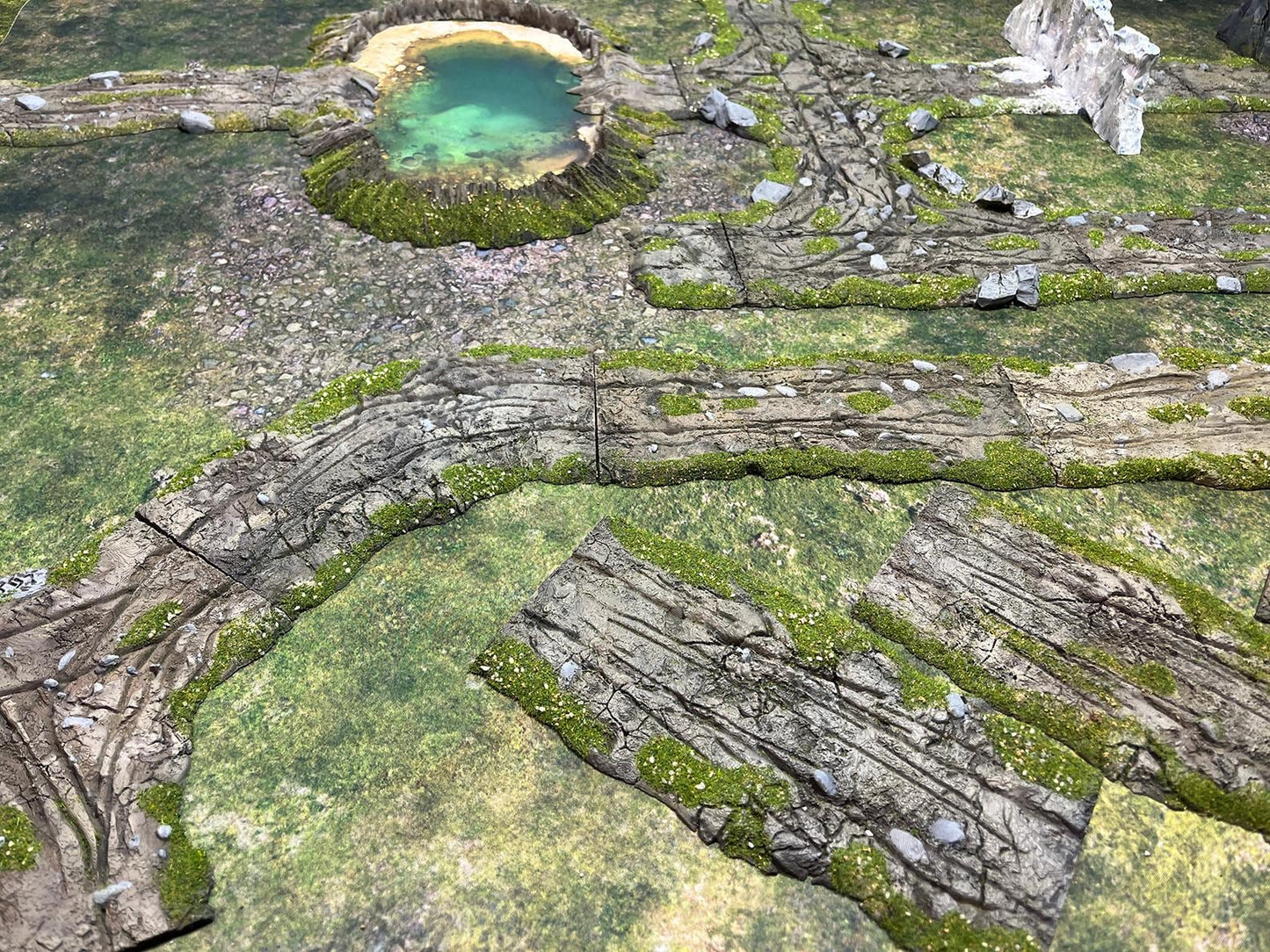 Ultimate Low Profile Road System ULPRS: Core Set - 3D Printed Tabletop Terrain, Perfect for Wargames, Board Games, Role Playing Games