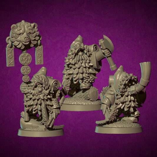 Dwarven Rangers with Crossbow, Fantasy Skirmish Miniatures by MoM Miniatures, perfect for Fantasy Wargames and RPGs