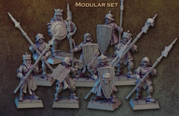 Reanimated warriors vol.2, Adventurers and Mercenaries by Vae Victis, perfect for Fantasy Wargames and Tabletop RPGs