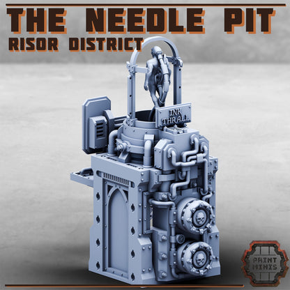 The Needle Pit - Risor District - Sci-Fi City Skirmish Wargaming Terrain by Print Minis