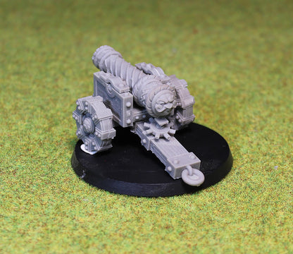 Dwarf Cannon, Fantasy Skirmish Miniatures by MoM Miniatures, perfect for Fantasy Wargames and RPGs