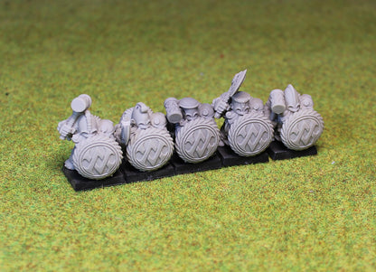 Dwarf Steel Skins, Fantasy Skirmish Miniatures by MoM Miniatures, perfect for Fantasy Wargames and RPGs