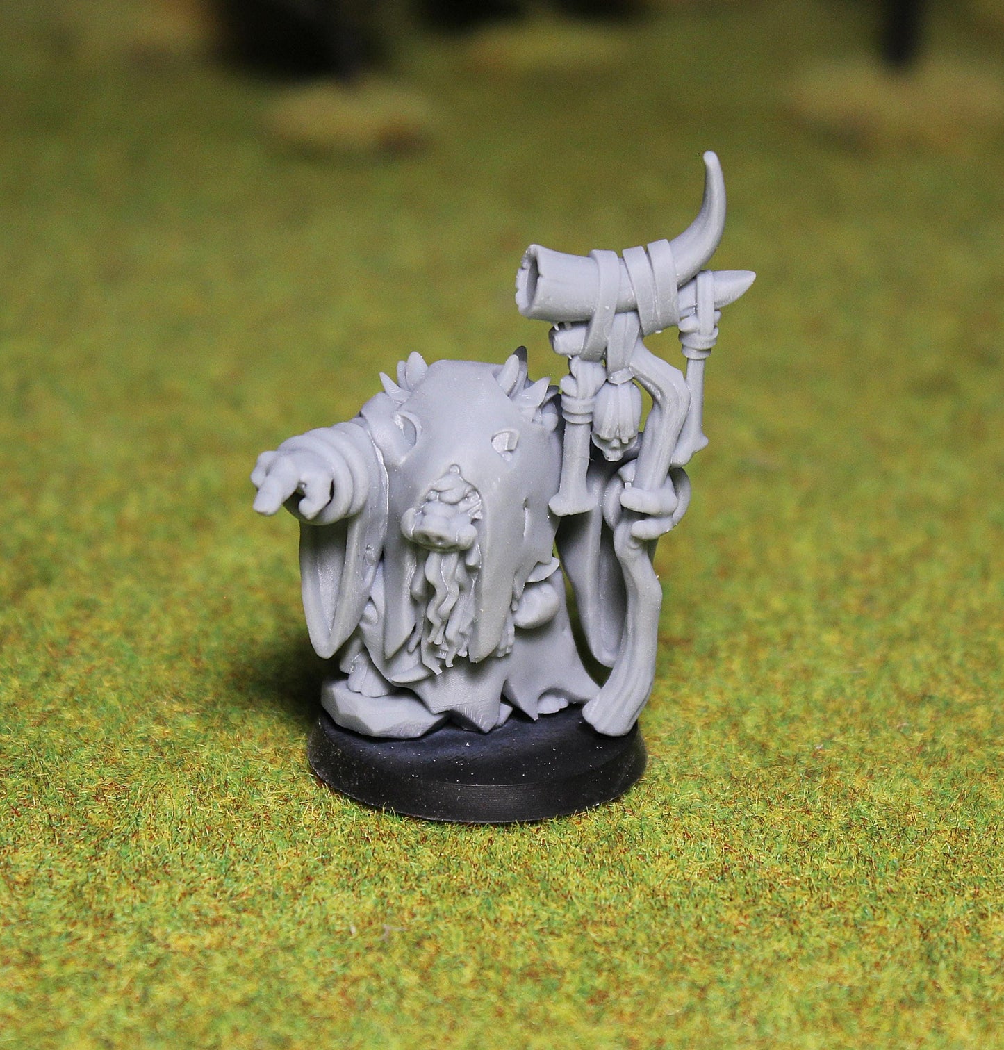 Shaman Pigman, Fantasy Skirmish Miniatures by MoM Miniatures, perfect for Fantasy Wargames and RPGs