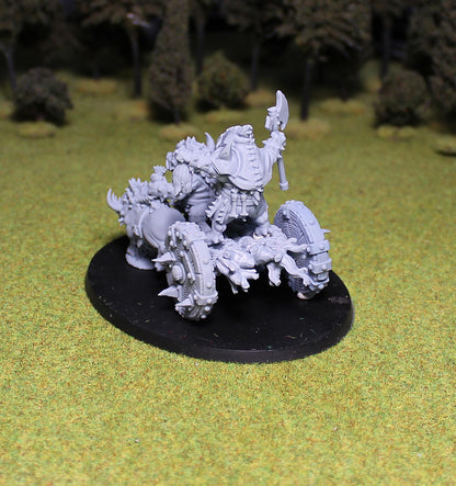 Pigmen Cart, Fantasy Skirmish Miniatures by MoM Miniatures, perfect for Fantasy Wargames and RPGs