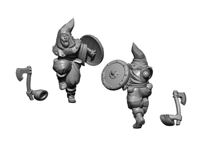 Corrupt Warrior, Fantasy Skirmish Miniatures by MoM Miniatures, perfect for Fantasy Wargames and RPGs