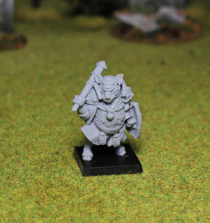Pig Face, Fantasy Skirmish Miniatures by MoM Miniatures, perfect for Fantasy Wargames and RPGs