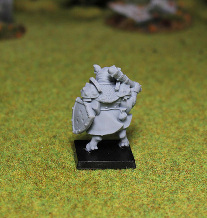 Pig Face, Fantasy Skirmish Miniatures by MoM Miniatures, perfect for Fantasy Wargames and RPGs