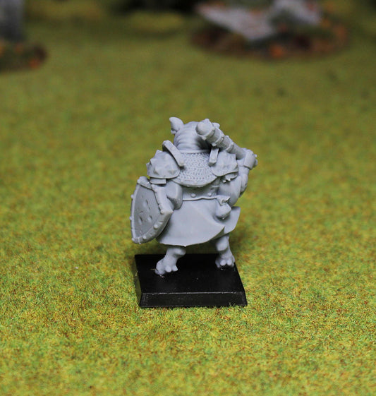 Pig Face, Fantasy Skirmish Miniatures by MoM Miniatures, perfect for Fantasy Wargames and RPGs