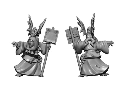 Corrupt Warlock, Fantasy Skirmish Miniatures by MoM Miniatures, perfect for Fantasy Wargames and RPGs