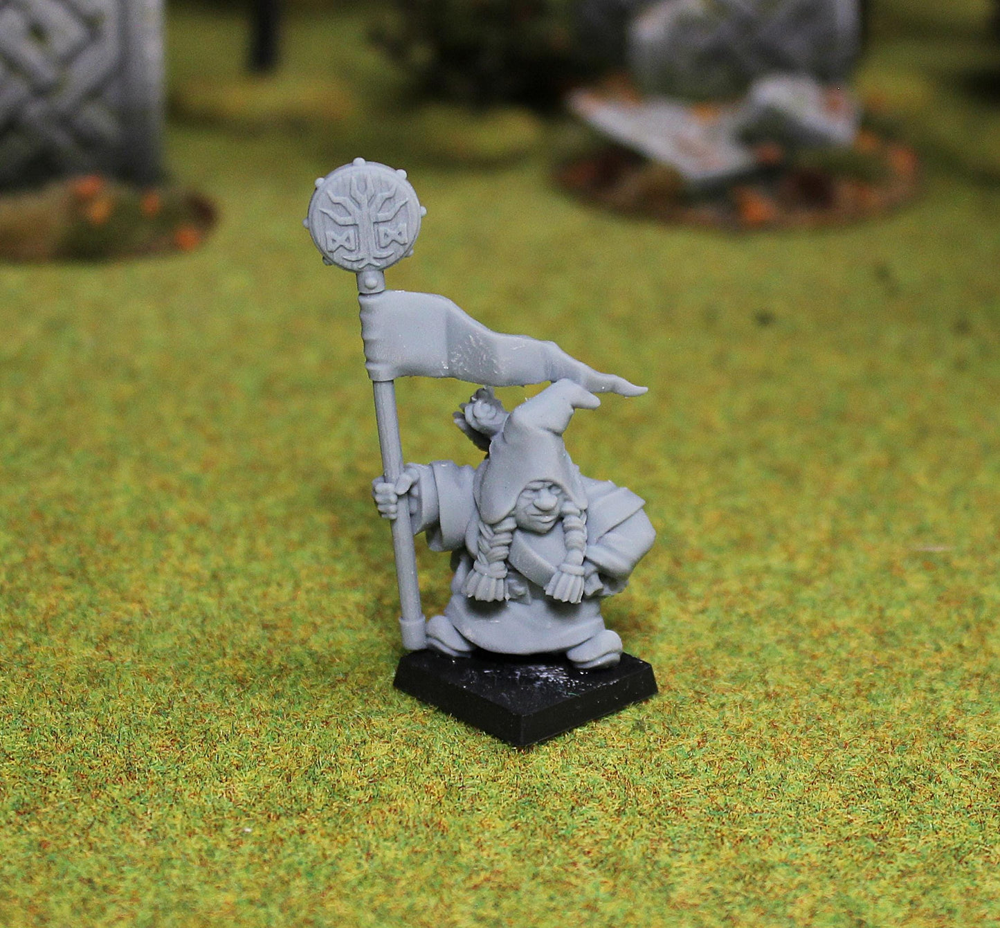 Dwarven Rangers with Bow, Fantasy Skirmish Miniatures by MoM Miniatures, perfect for Fantasy Wargames and RPGs