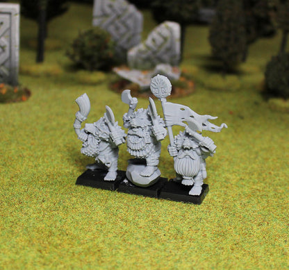 Slayers Ranger Dwarves, Fantasy Skirmish Miniatures by MoM Miniatures, perfect for Fantasy Wargames and RPGs