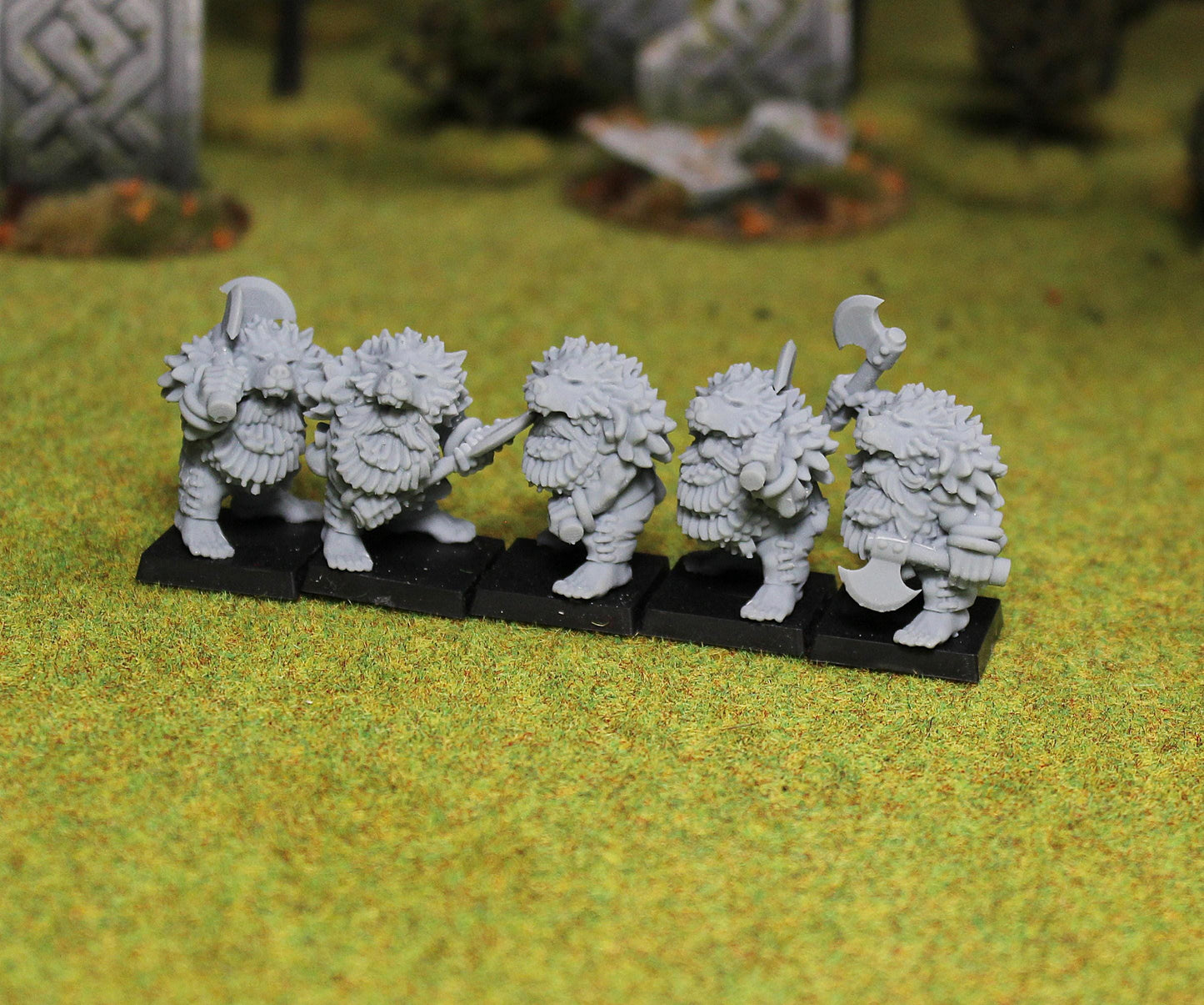 Slayers Ranger Dwarves, Fantasy Skirmish Miniatures by MoM Miniatures, perfect for Fantasy Wargames and RPGs