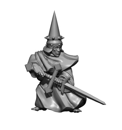 Fire Cultist 12, Fantasy Skirmish Miniatures by MoM Miniatures, perfect for Fantasy Wargames and RPGs