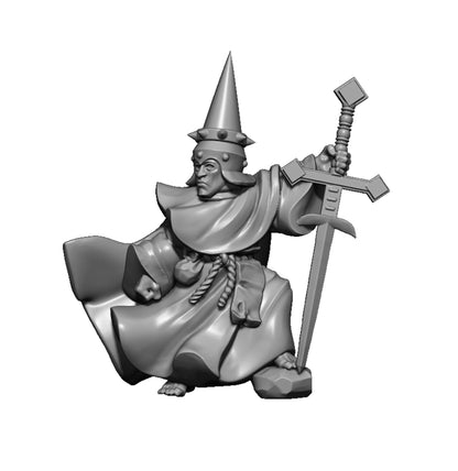 Fire Cultist 8, Fantasy Skirmish Miniatures by MoM Miniatures, perfect for Fantasy Wargames and RPGs