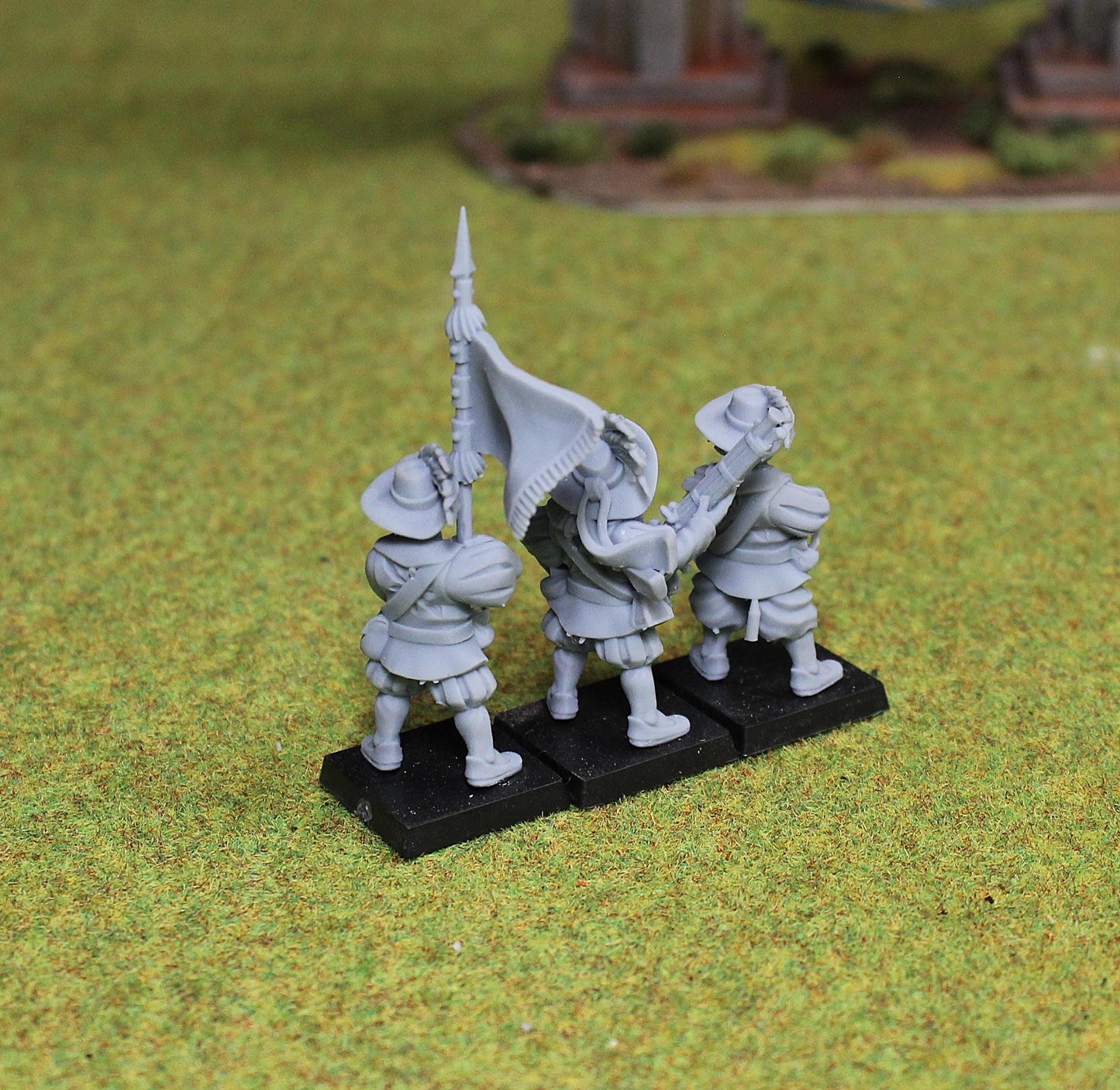 Bornland Harquebusiers, Fantasy Skirmish Miniatures by MoM Miniatures, perfect for Fantasy Wargames and RPGs