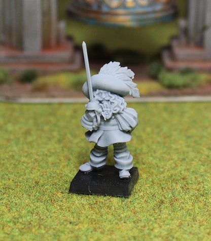 Bornland Mercenary 4, Fantasy Skirmish Miniatures by MoM Miniatures, perfect for Fantasy Wargames and RPGs