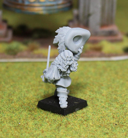 Bornland Mercenary 5, Fantasy Skirmish Miniatures by MoM Miniatures, perfect for Fantasy Wargames and RPGs