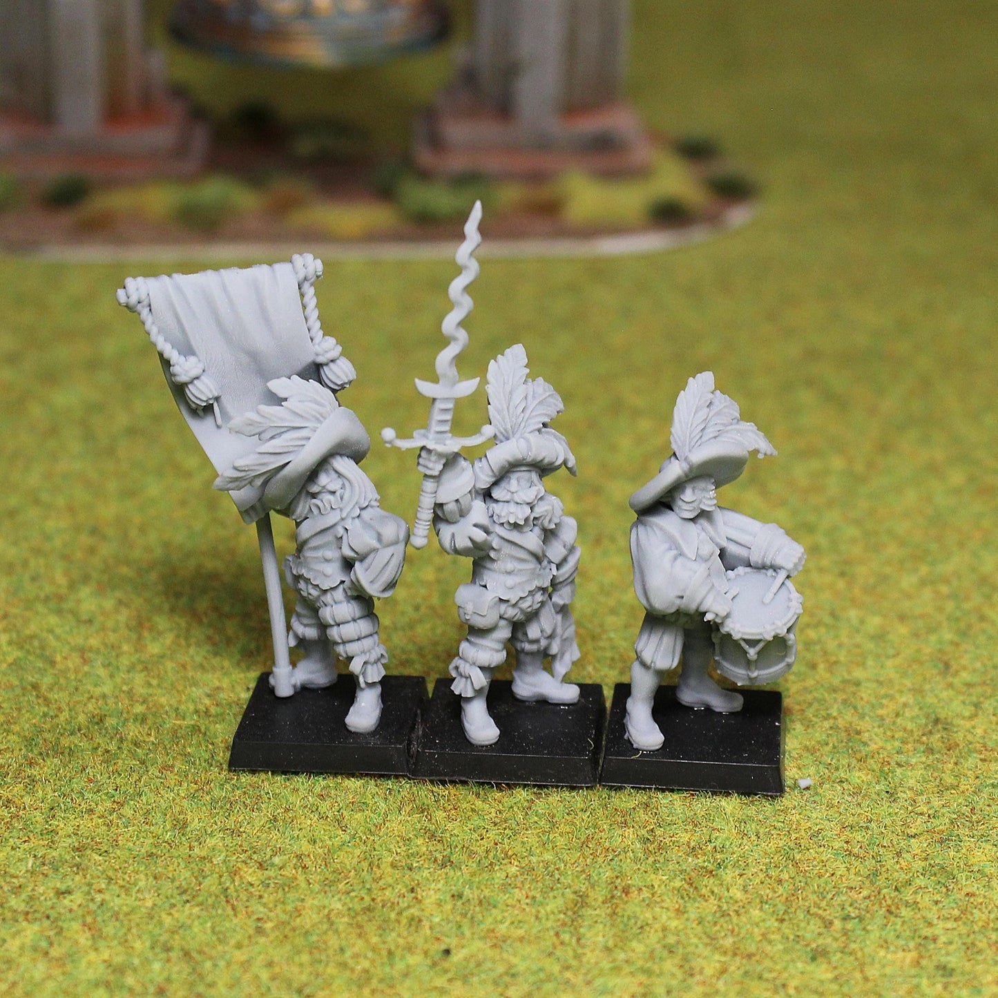 Bornland Greatswords, Fantasy Skirmish Miniatures by MoM Miniatures, perfect for Fantasy Wargames and RPGs