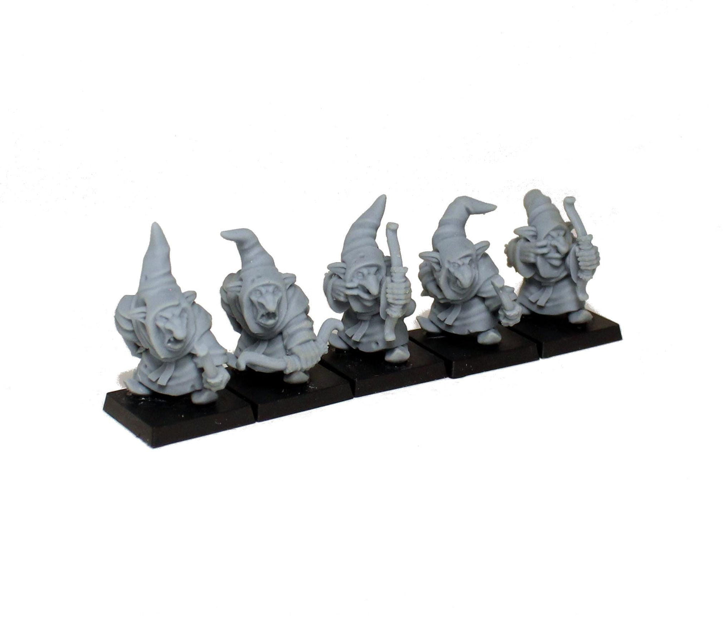 Night Goblin Archers, Fantasy Skirmish Miniatures by MoM Miniatures, perfect for Fantasy Wargames and RPGs