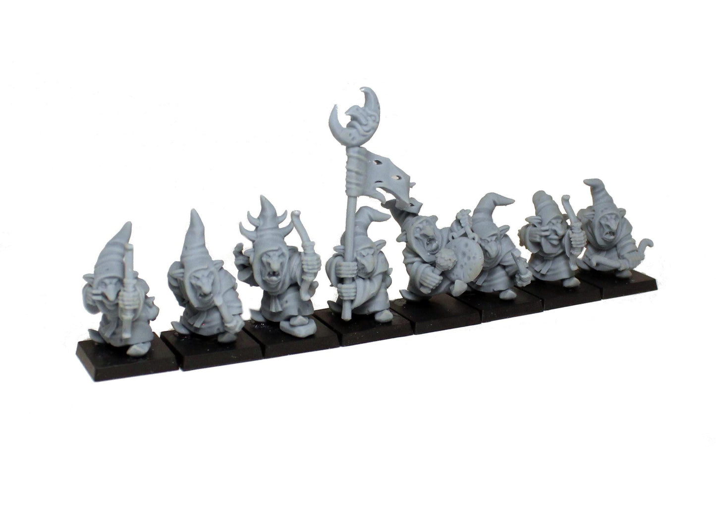 Night Goblin Archers, Fantasy Skirmish Miniatures by MoM Miniatures, perfect for Fantasy Wargames and RPGs