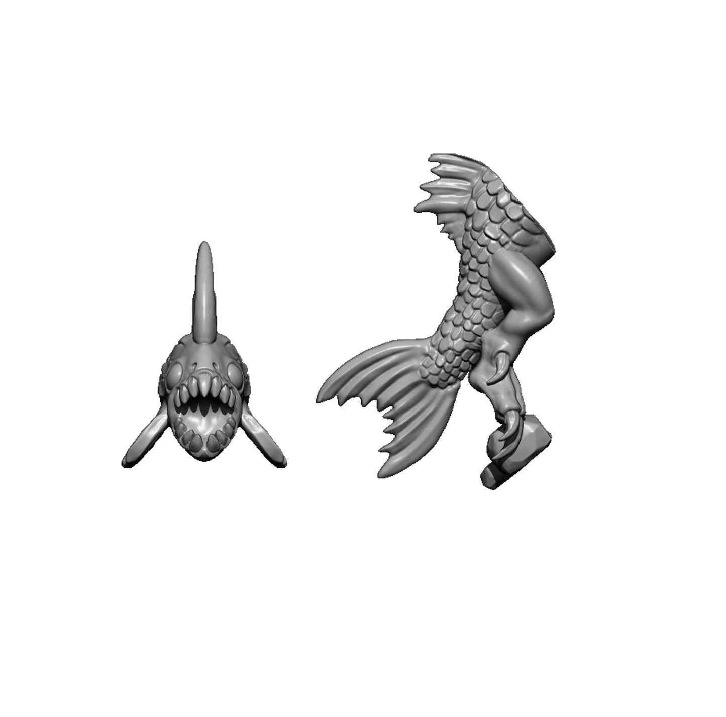 River Fish, Fantasy Skirmish Miniatures by MoM Miniatures, perfect for Fantasy Wargames and RPGs
