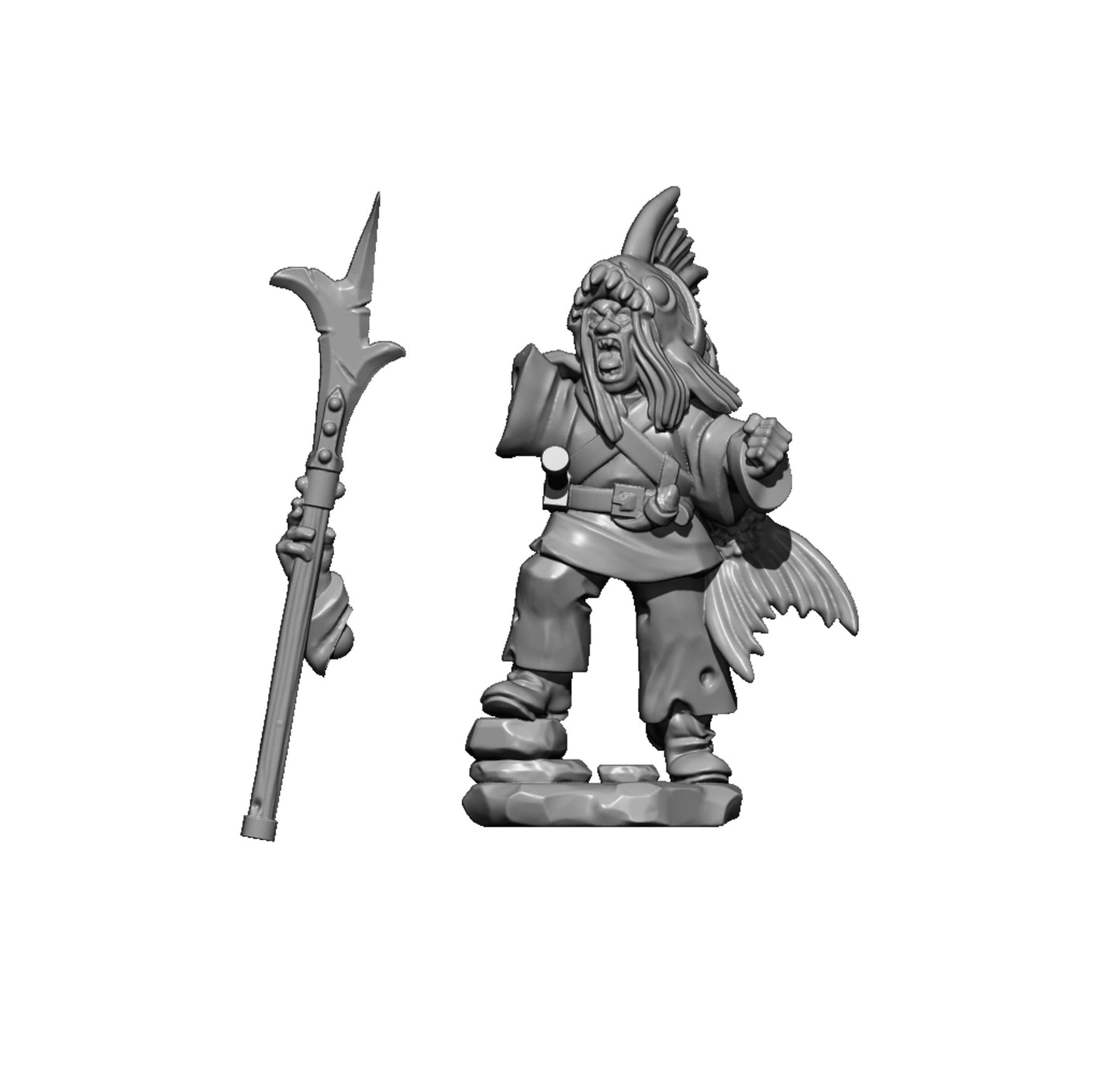 River Bandit 4, Fantasy Skirmish Miniatures by MoM Miniatures, perfect for Fantasy Wargames and RPGs
