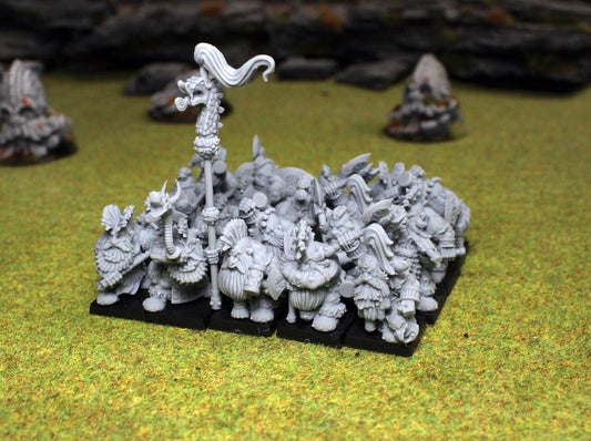 Dwarven Slayers, Fantasy Skirmish Miniatures by MoM Miniatures, perfect for Fantasy Wargames and RPGs