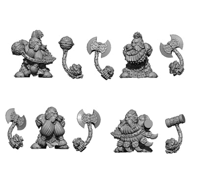 Deathseekers, Fantasy Skirmish Miniatures by MoM Miniatures, perfect for Fantasy Wargames and RPGs
