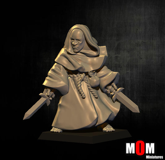 Fire Cultist 5, Fantasy Skirmish Miniatures by MoM Miniatures, perfect for Fantasy Wargames and RPGs