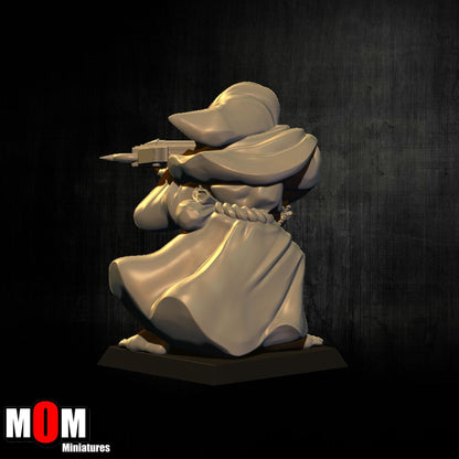 Fire Cultist 6, Fantasy Skirmish Miniatures by MoM Miniatures, perfect for Fantasy Wargames and RPGs