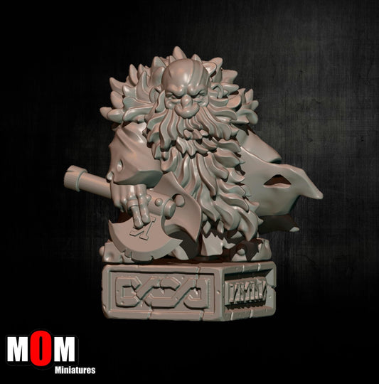 Old King, Fantasy Skirmish Miniatures by MoM Miniatures, perfect for Fantasy Wargames and RPGs