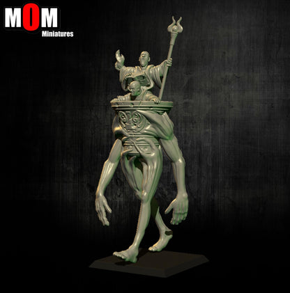 Sorcerer in hood, Fantasy Skirmish Miniatures by MoM Miniatures, perfect for Fantasy Wargames and RPGs